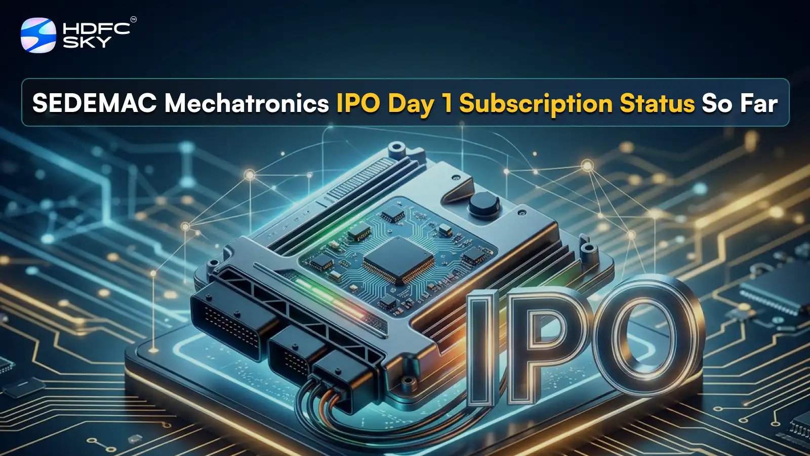 SEDEMAC Mechatronics IPO Day 1 Subscription Status: Retail Investors Take The Lead