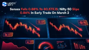 Sensex Falls 0.88% To 80,573.15; Nifty 50 Slips 0.86% In Early Trade On March 2