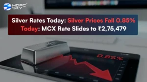 Silver Rates Today: Silver Prices Fall 0.85%; MCX Rate Slides to ₹2,75,479