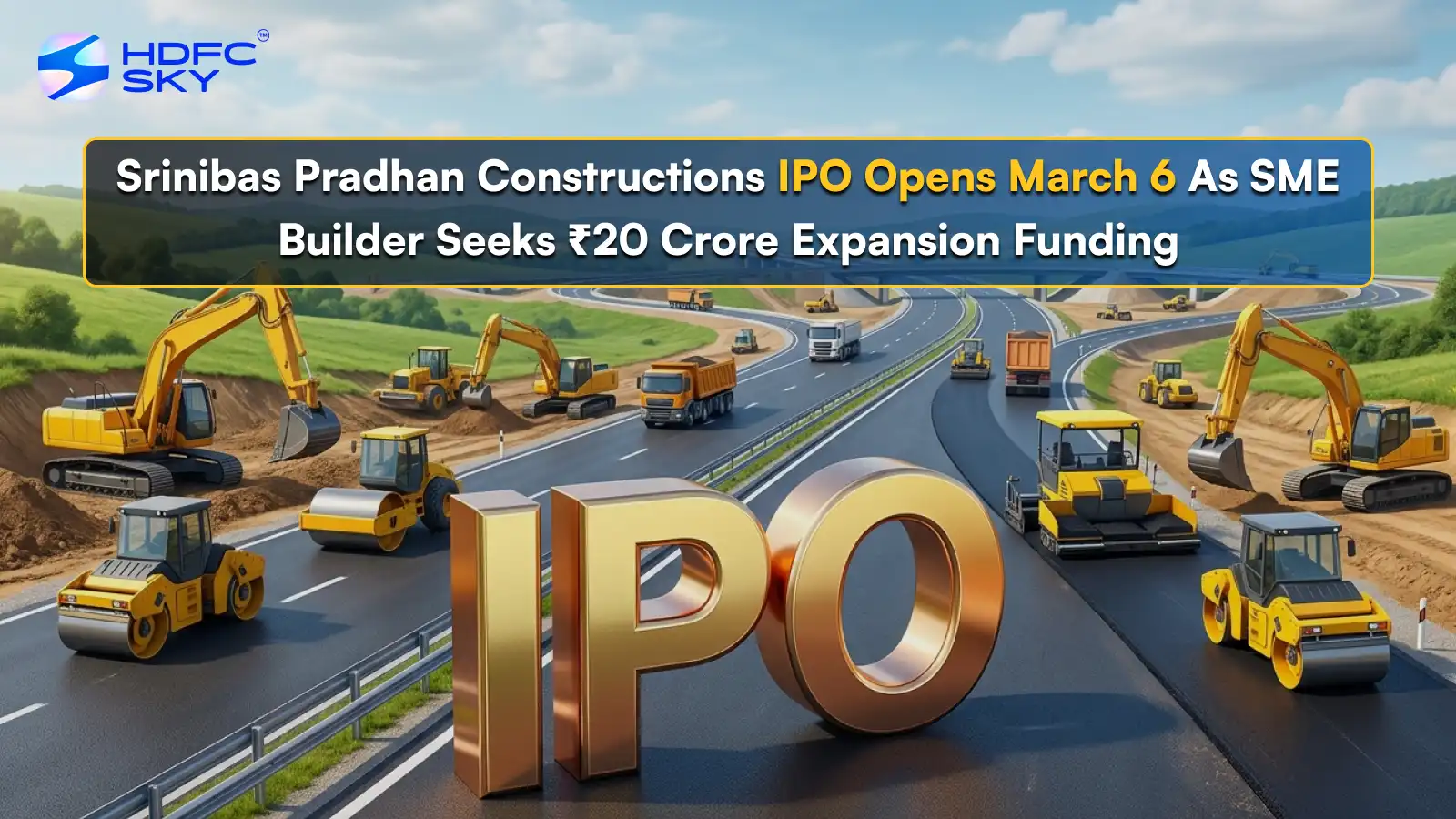 Srinibas Pradhan Constructions IPO Opens March 6 As SME Builder Seeks ₹20 Crore Expansion Funding