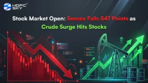 Sto͏ck Market Open: Sensex͏ Falls 547 P͏oints as ͏Crude Surge ͏Hits Stoc͏ks