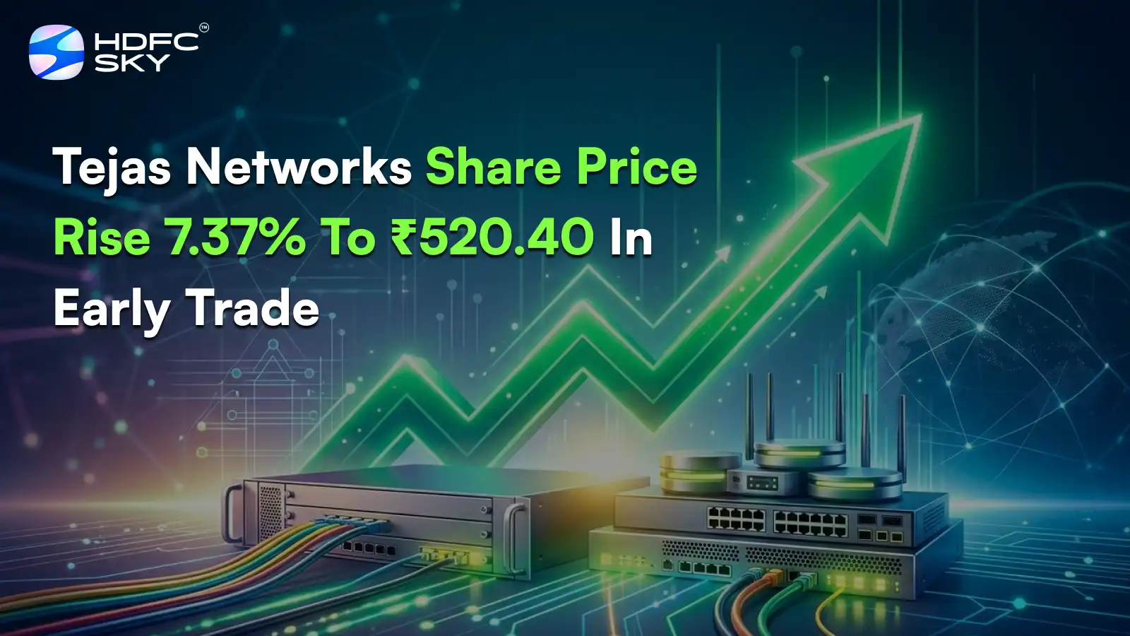 Tejas Networks Share Price Rise 7.37% To ₹520.40 In Early Trade, Extend Multi-Day Rally After NEC 5G Deal