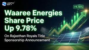 Waaree Energies Share Price Up 9.78% Post Rajasthan Royals Title Sponsorship Announcement