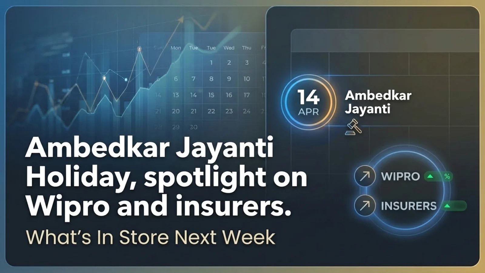 Ambedkar Jayanti Holiday, Spotlight on Wipro and Insurers. What's In Store Next Week