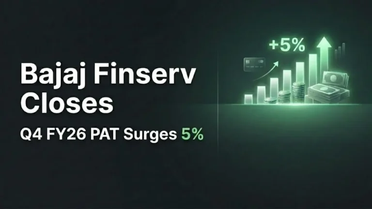 Bajaj Finserv Closes Lower on Thursday; Q4 FY26 PAT Surges 5%