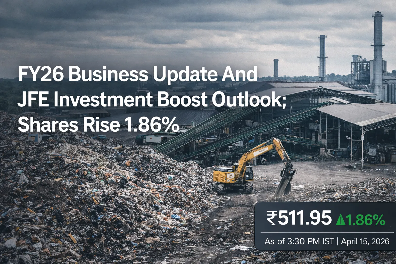 Antony Waste JFE Investment Boost Outlook; Shares Rise 1.86%