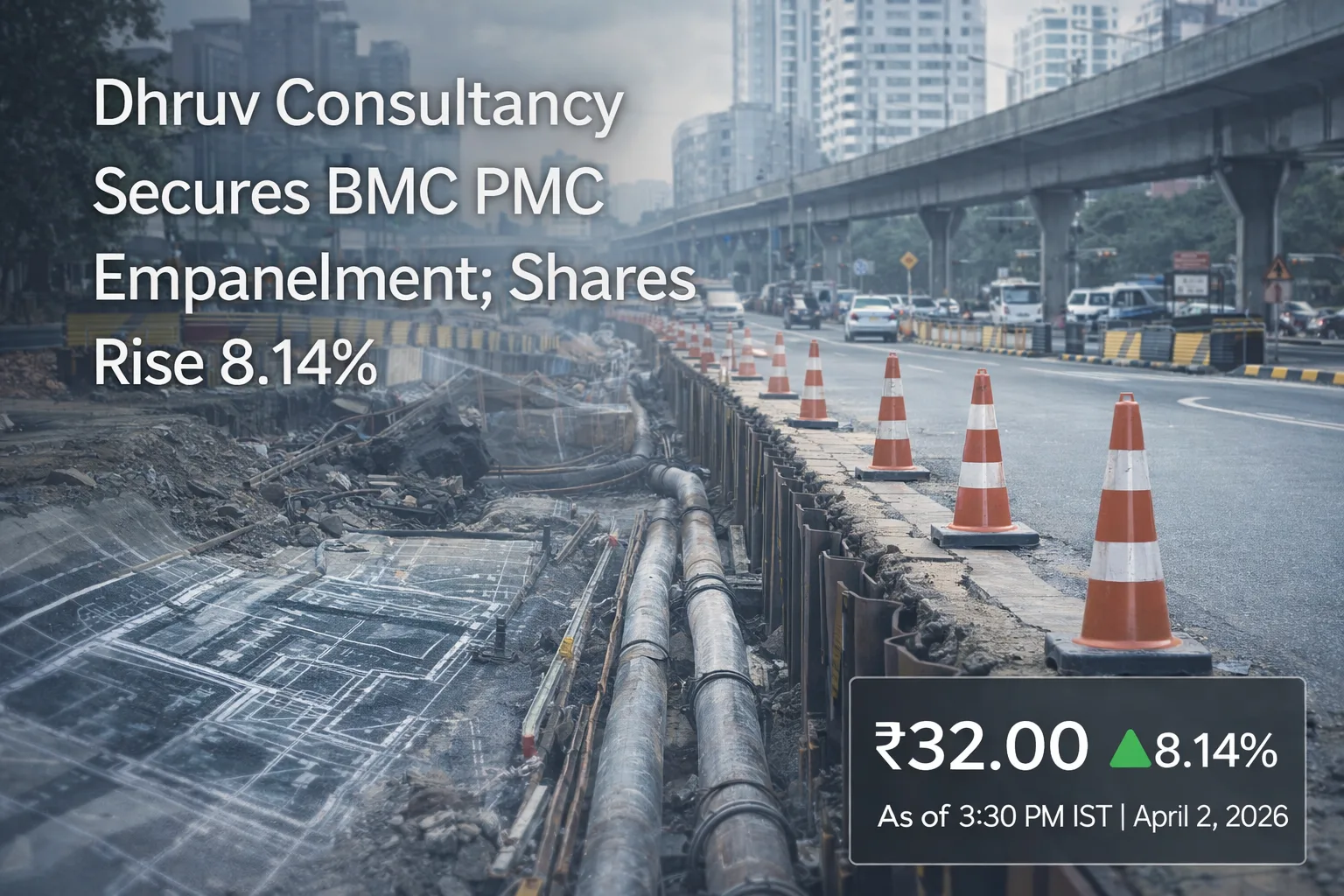 Dhruv Consultancy Secures BMC PMC Empanelment; Shares Rise 8.14%