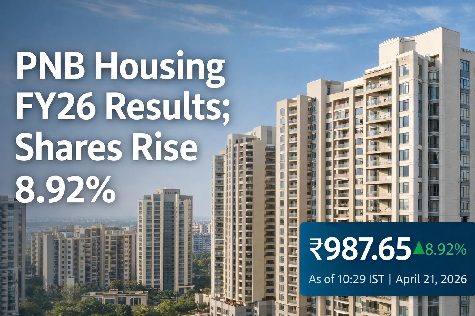 PNB Housing FY26 Results: Income Up, NPA Down; Shares Rise 8.92%