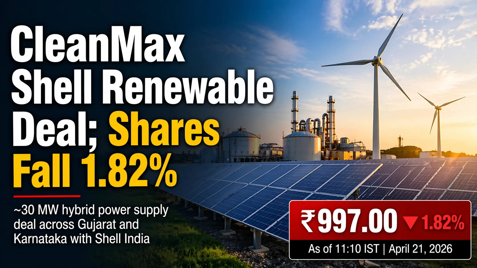 CleanMax Hybrid Power Deal With Shell; Capacity Expansion Gains Traction