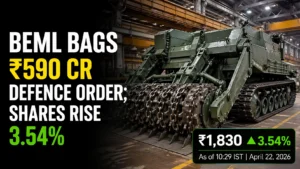 BEML Bags ₹590 Crore Defence Order; Shares Rise 3.54%