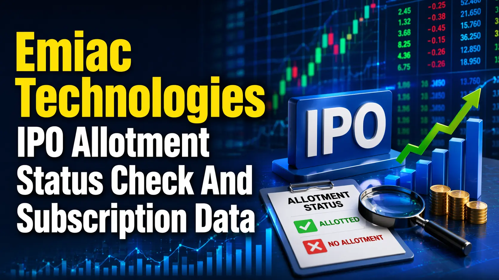 Emiac Technologies IPO Allotment Status: Check Allotment Status On NSE, BSE And Registrar