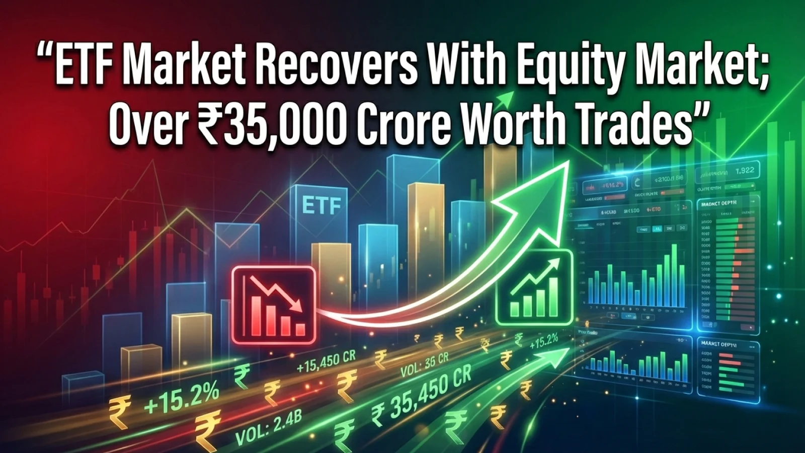 ETF Market Recovers With Equity Market; Over ₹35,000 Crore Worth Trades 