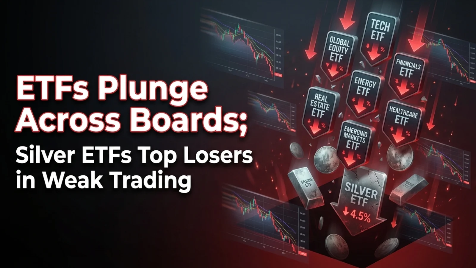ETFs Plunge Across Boards; Silver ETFs Top Losers in Weak Trading 