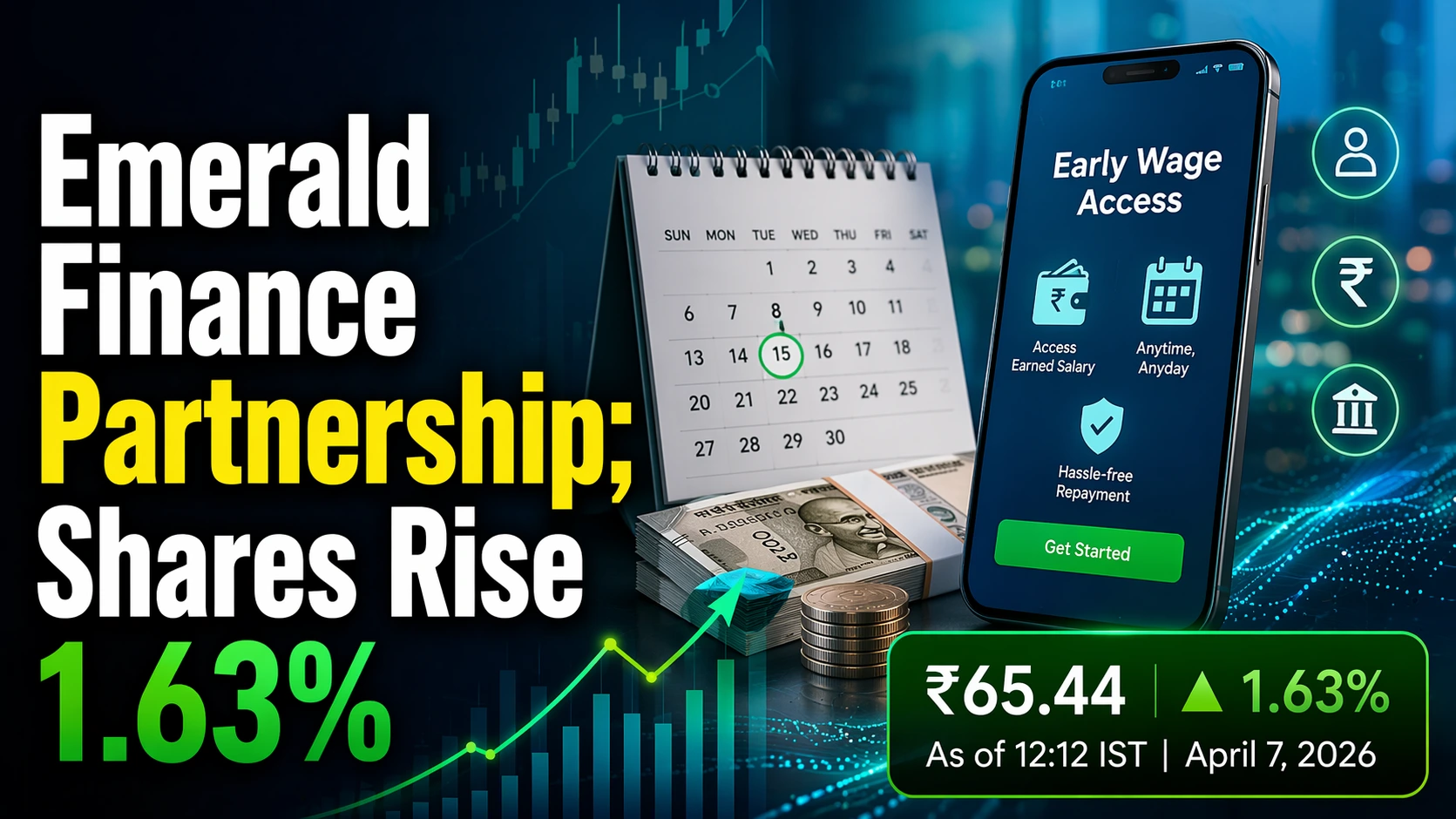 Emerald Finance Partners With Capital Depot; Shares Up 1.63%