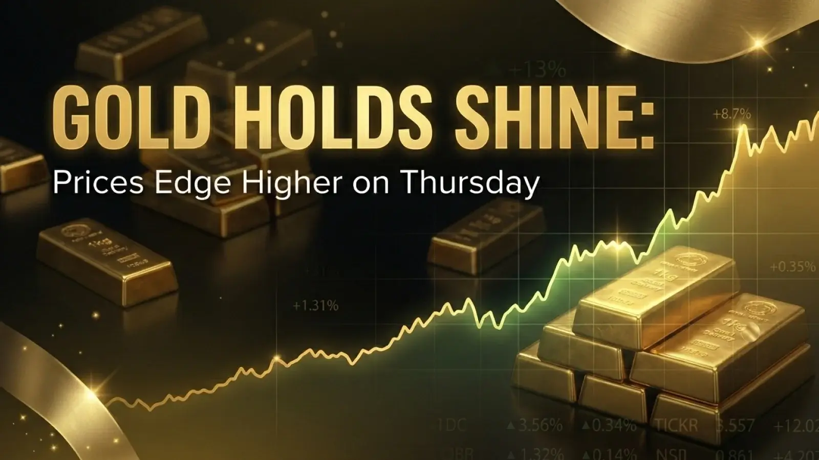 Gold Holds Shine: Prices Edge Higher on Thursday