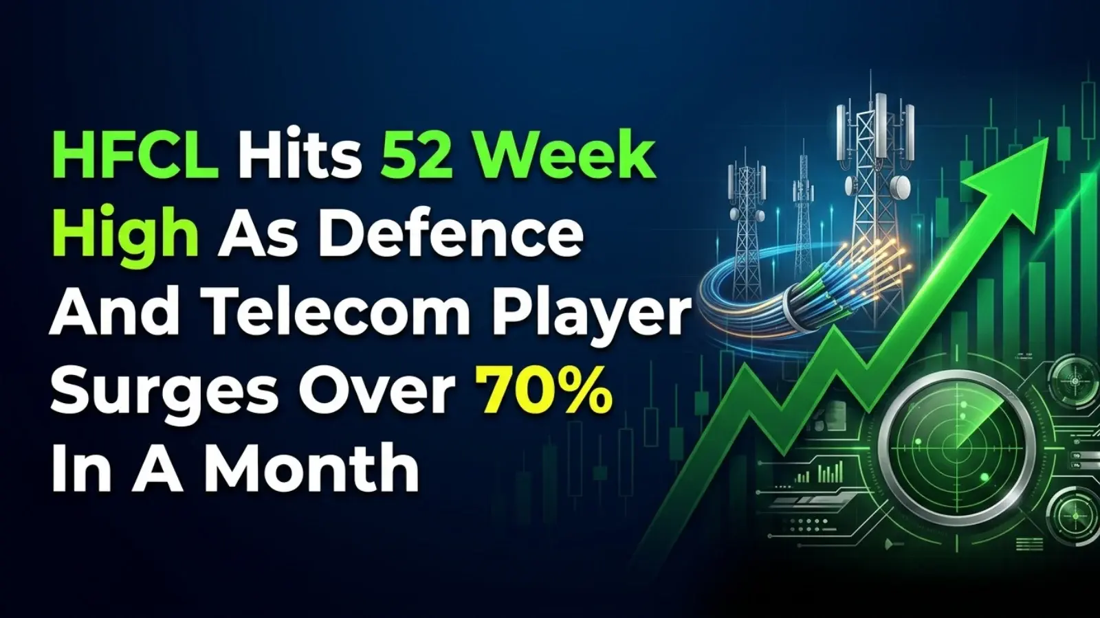 HFCL Hits 52 Week High As Defence And Telecom Player Surges Over 70% In A Month