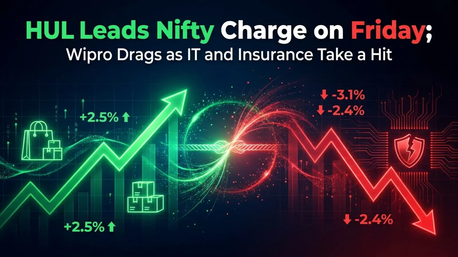 HUL Leads Nifty Charge on Friday; Wipro Drags as IT and Insurance Take a Hit