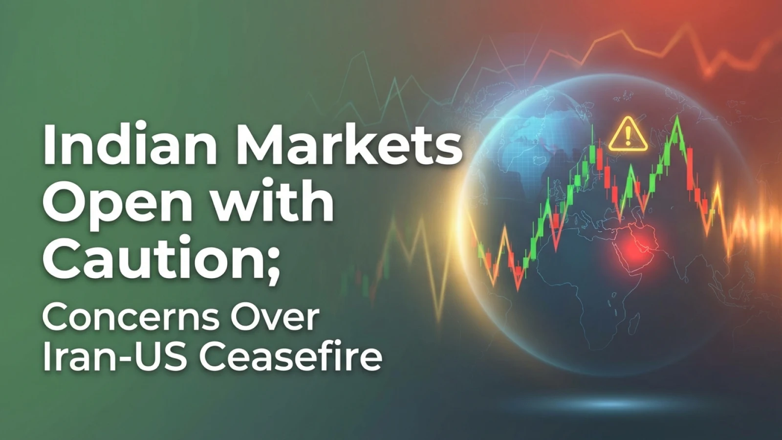 Indian Markets Open with Caution; Concerns Over Iran-US Ceasefire