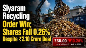 Siyaram Recycling Order Win; Shares Fall 0.26% Despite ₹2.10 Crore Deal