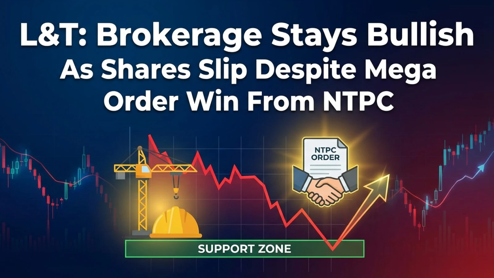 L&T: Brokerage Stays Bullish As Shares Slip Despite Mega Order Win From NTPC