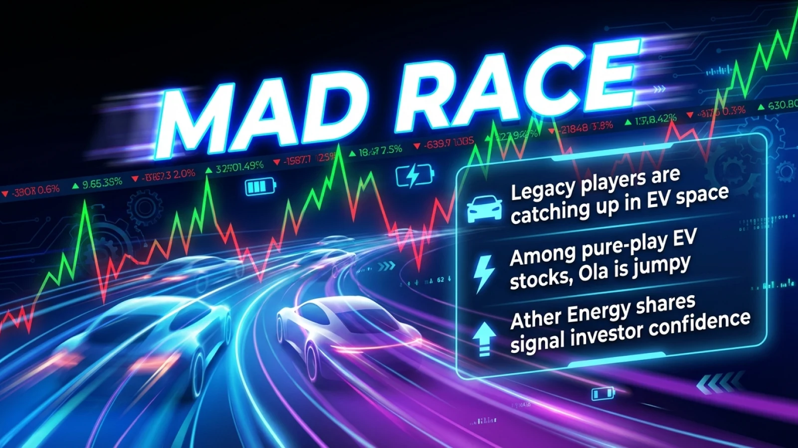 EV Boom Reshapes Auto Stocks: Ola Swings, Ather Gains and Bajaj Auto, TVS Motor Gradually Re-Rate
