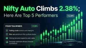 Nifty Auto Climbs 2.38%; Sona Blw, Eicher Motors, Exide Industries, Hero MotoCorp, Ashok Leyland Among Top Performers