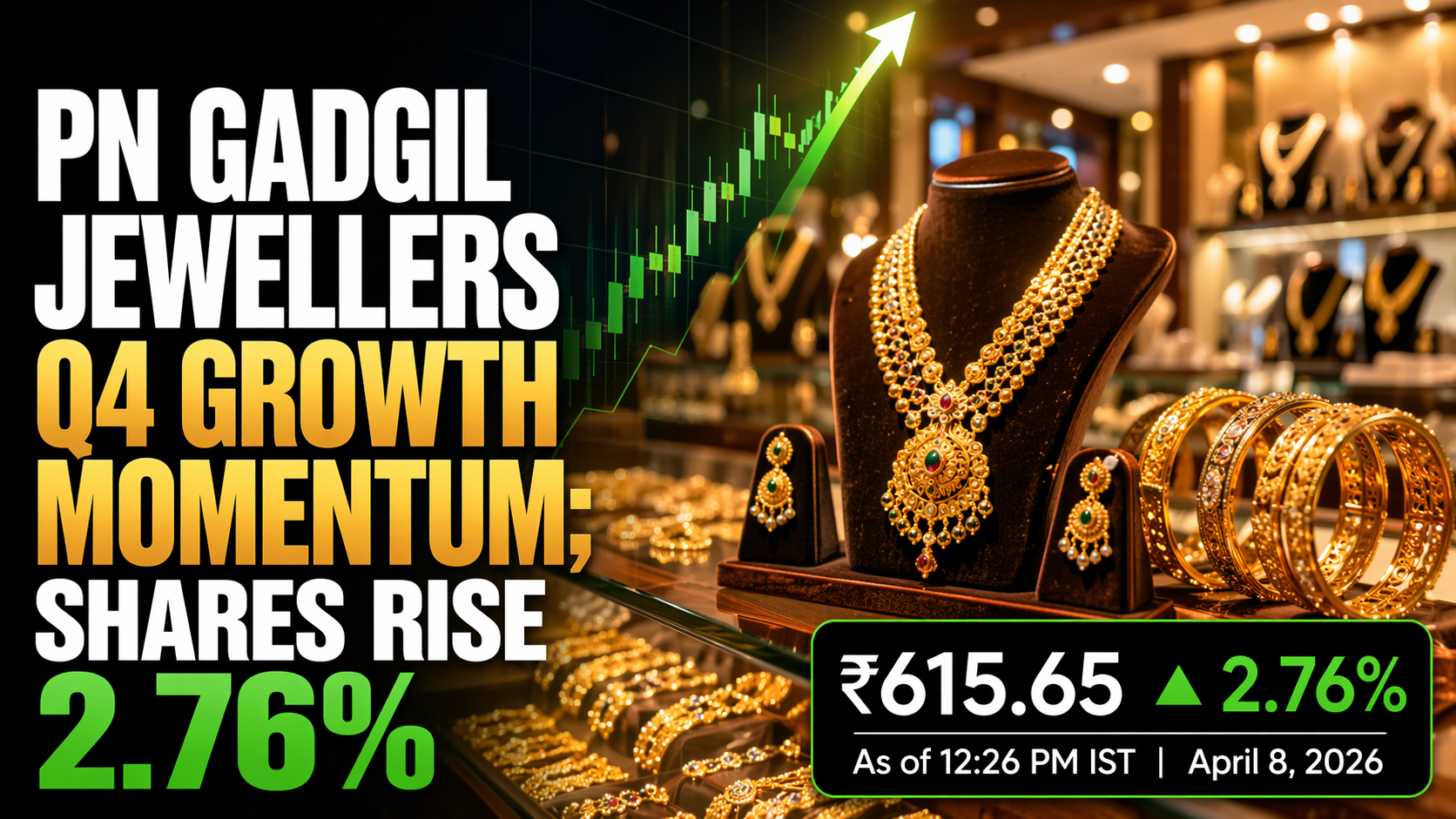 PN Gadgil Jewellers Q4 Revenue Up; Shares Rise 2.76%
