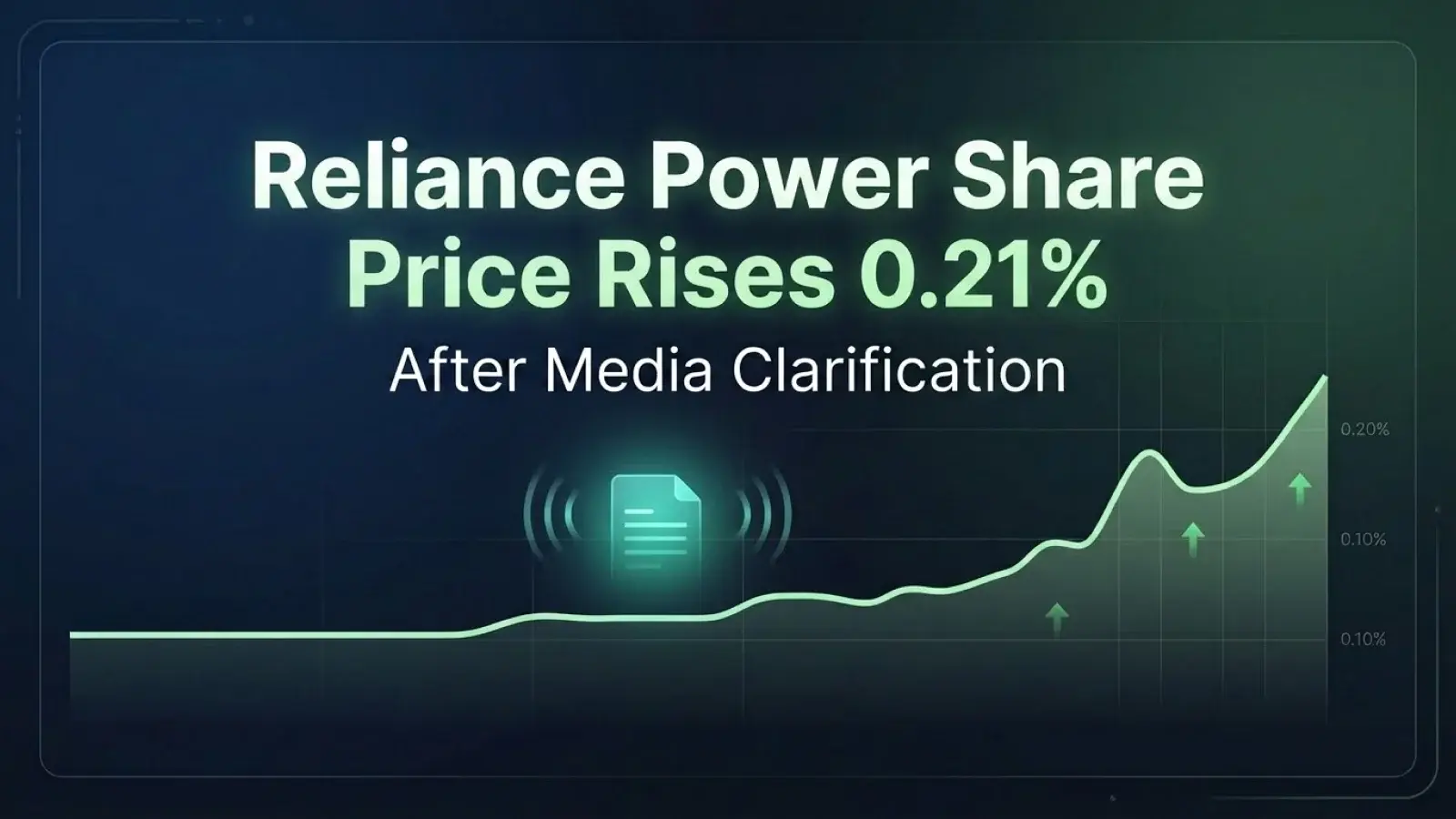 Reliance Power Share Price Rises 0.21% After Media Clarification