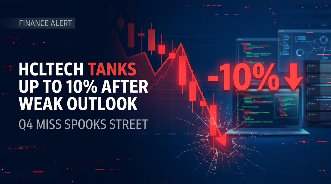HCLTech Tanks up to 10% After Weak Outlook, Q4 Miss Spooks Street