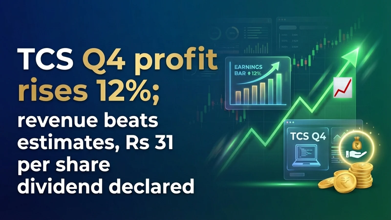 TCS Q4 profit rises 12%; revenue beats estimates, Rs 31 per share dividend declared