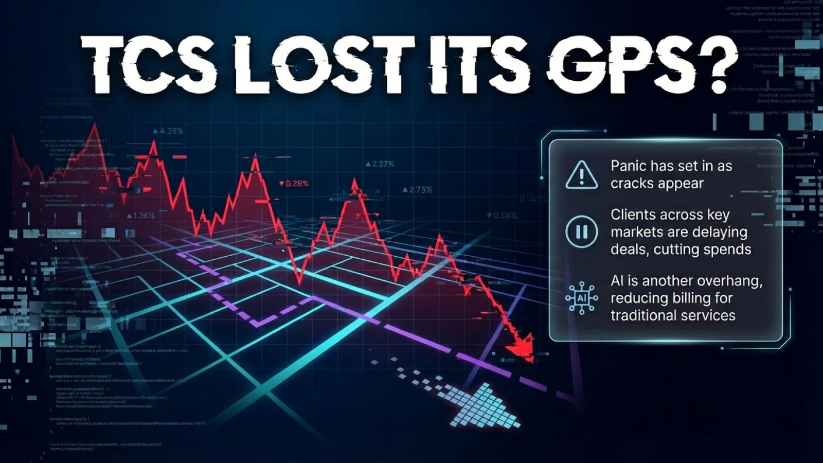 TCS Slides 23% in 2026 So Far: From Margin Shock to Growth Worries, What’s Dragging the IT Bellwether