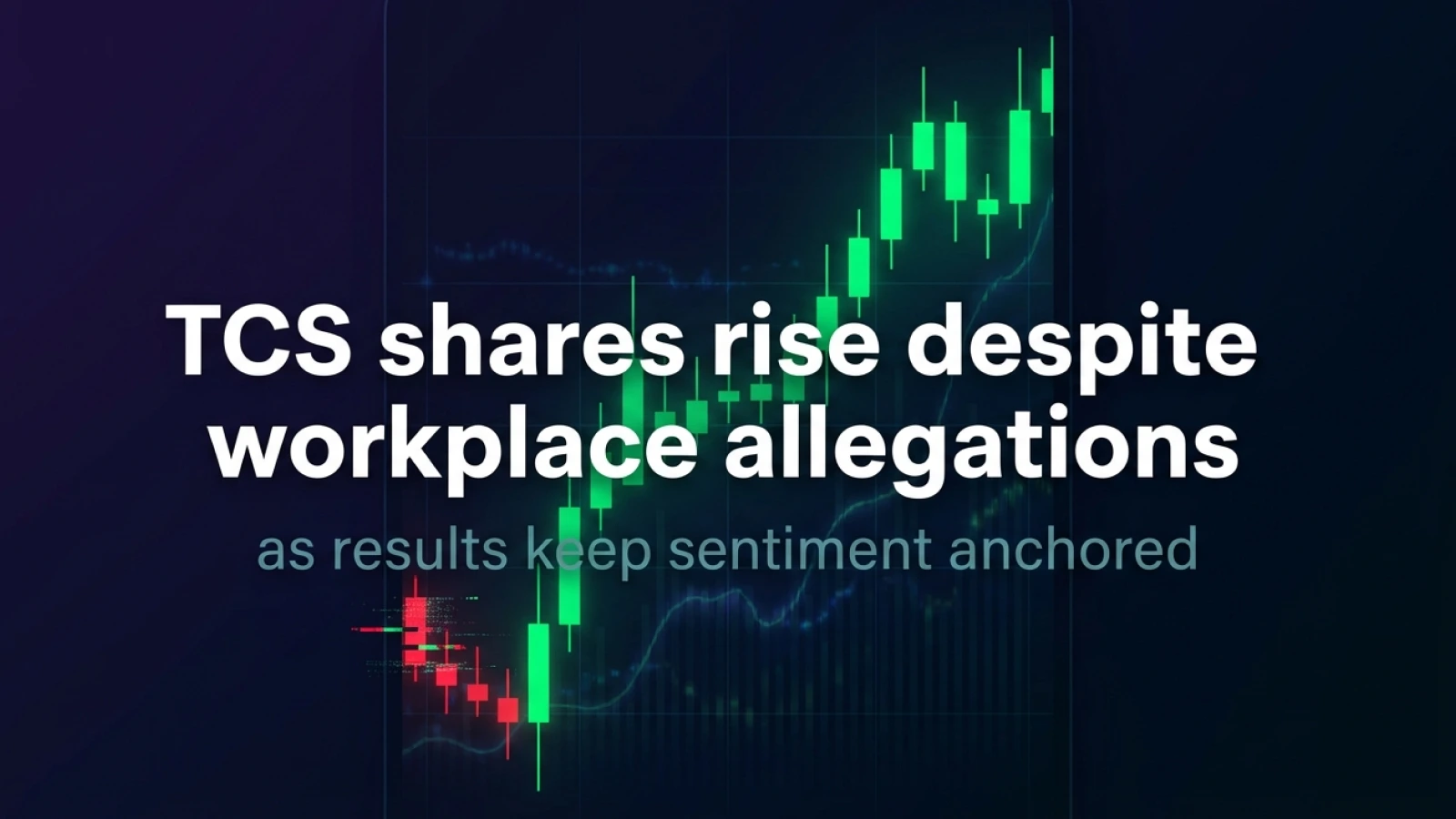 TCS Shares Up 3% Despite Work Place Allegations As Results Keep Sentiment Anchored