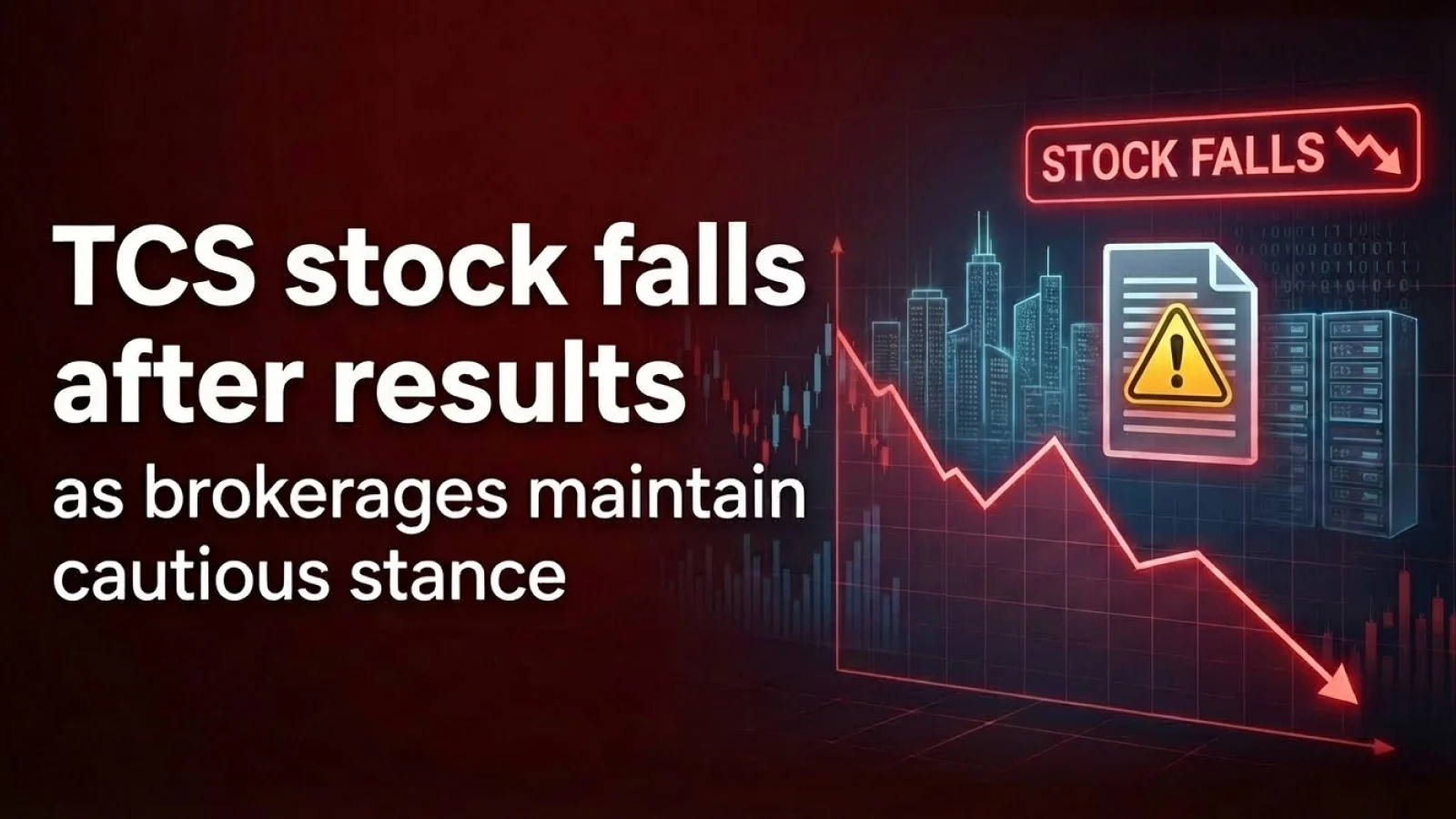Tcs Stock Down 3% After Results As Brokerages Maintain Cautious Stance