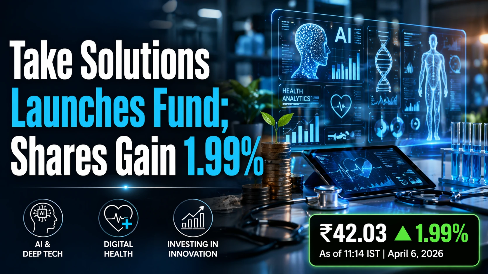 Take Solutions Launches Fund; Shares Gain 1.99%