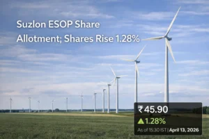 Suzlon ESOP Share Allotment; Shares Rise 1.28%