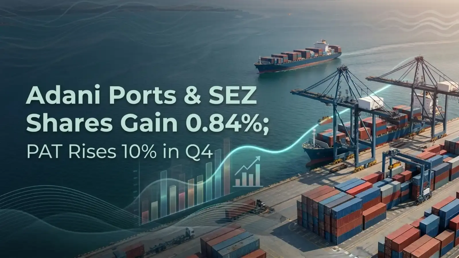Adani Ports & SEZ Shares Gain 0.84%; PAT Rises 10% in Q4