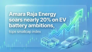 Amara Raja Energy Soars Nearly 20% on EV Battery Ambitions, Tops Smallcap Index
