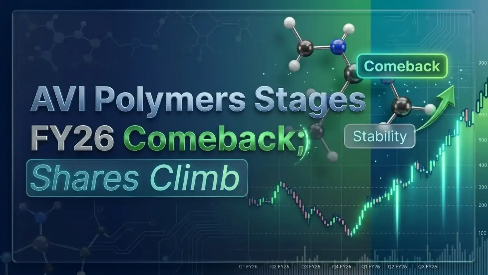 AVI Polymers Stages FY26 Comeback; Shares Climb
