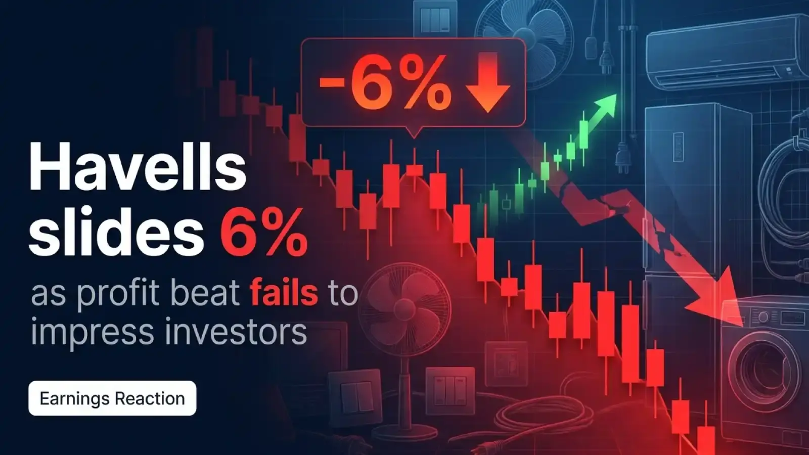 Havells Shares Fall 6% After Q4 Results Despite Profit Growth