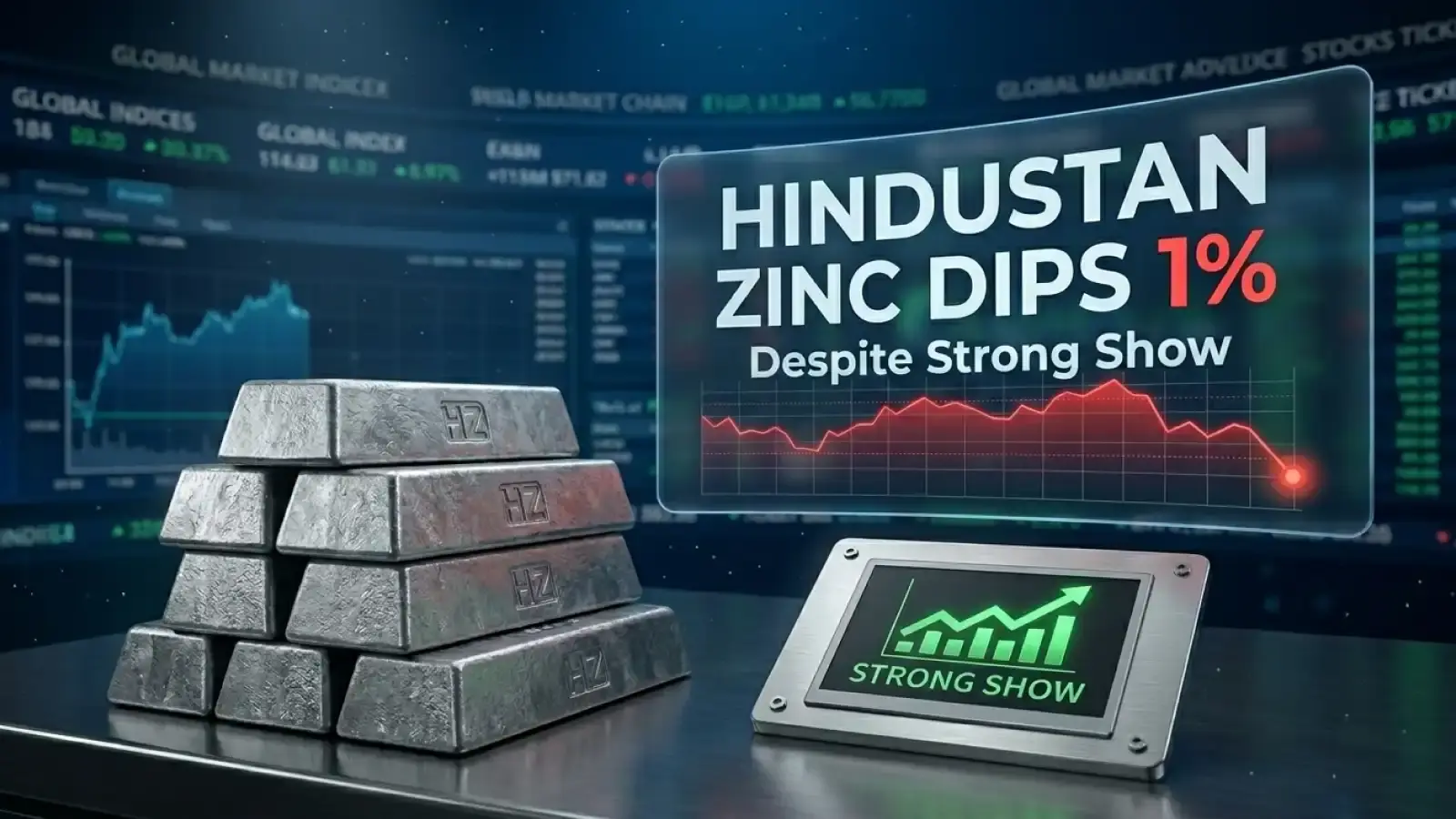 Hindustan Zinc Dips 1% Despite Strong Show