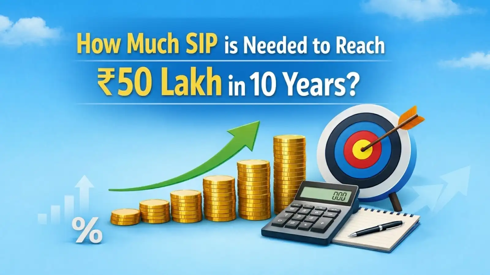 How Much SIP Is Needed to Reach ₹50 Lakh in 10 Years? | HDFC Sky