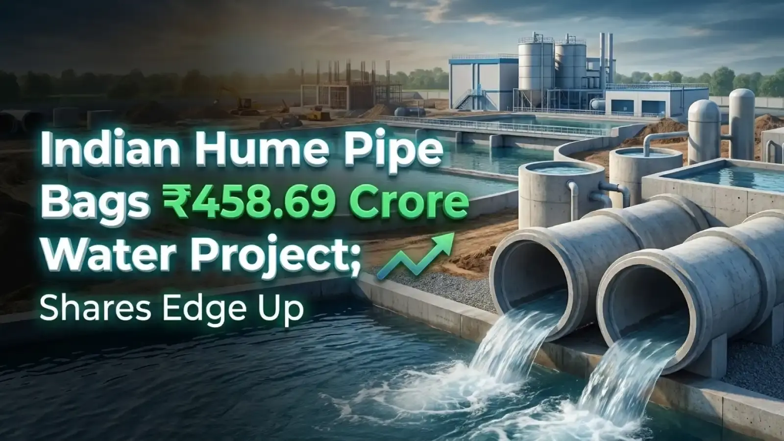 Indian Hume Pipe Bags ₹458.69 Crore Water Project; Shares Edge Up
