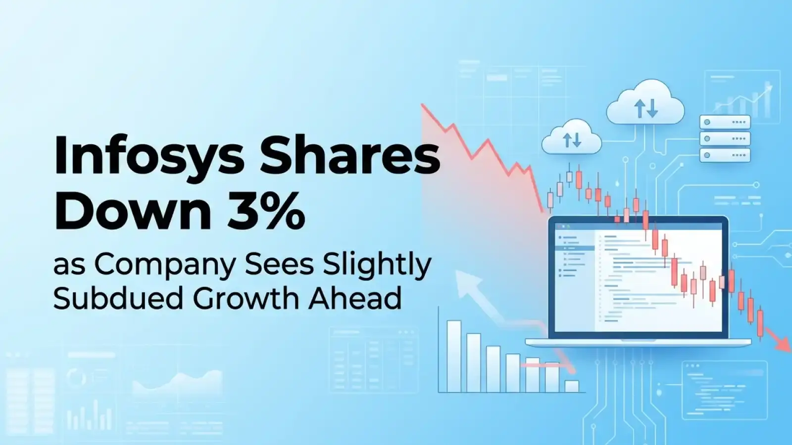 Infosys Shares Down 3% as Company Sees Slightly Subdued Growth Ahead 