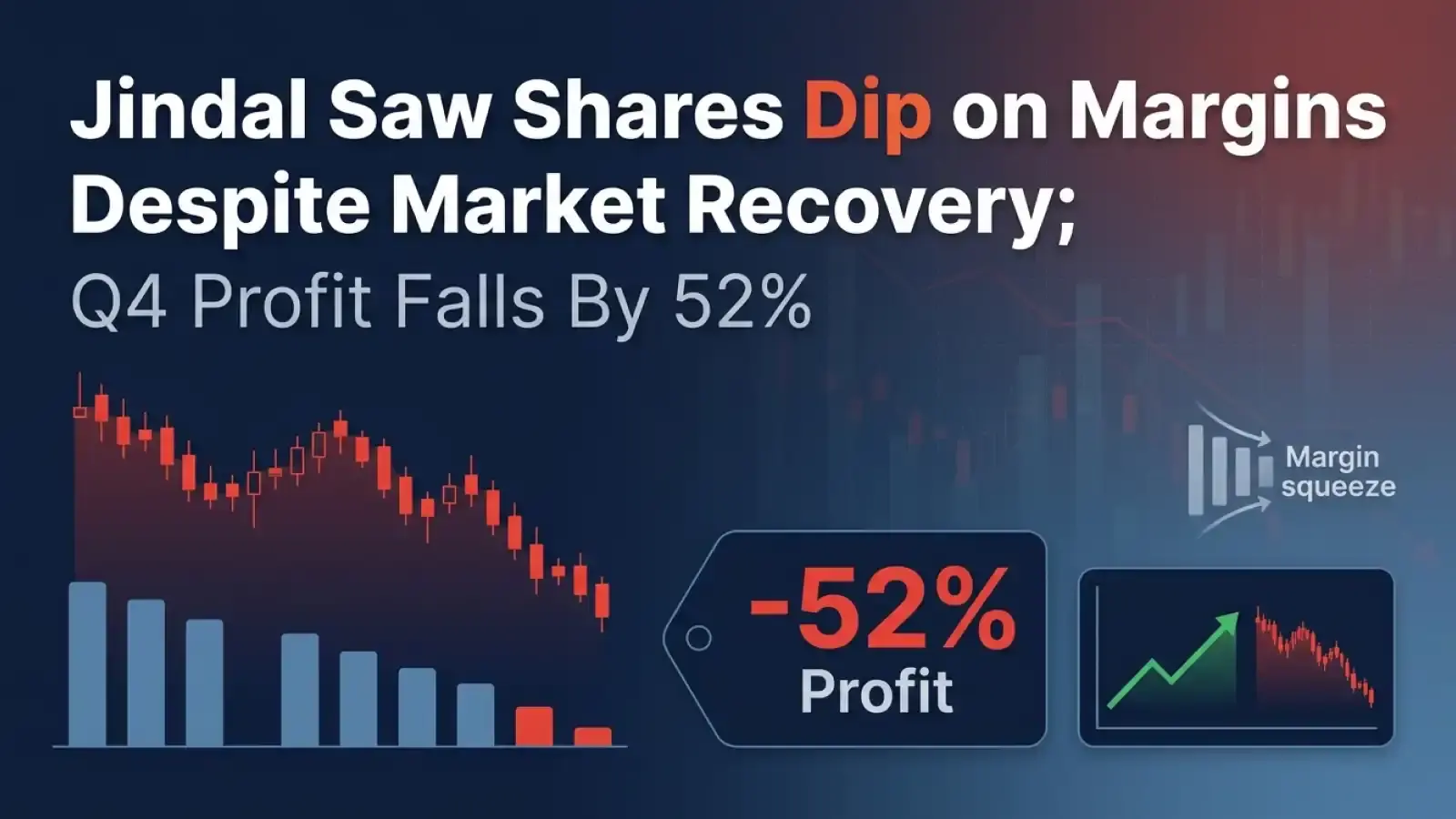Jindal Saw Shares Dip on Margins Despite Market Recovery; Q4 Profit Falls By 52%