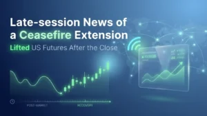 Late-session News of a Ceasefire Extension Lifted US Futures After the Close
