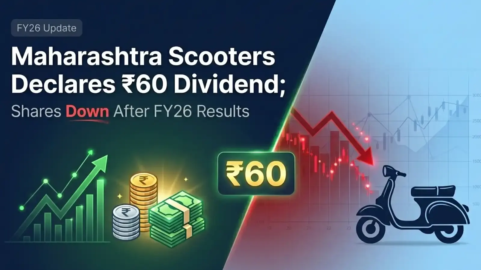 Maharashtra Scooters Declares ₹60 Dividend; Shares Down After FY26 Results