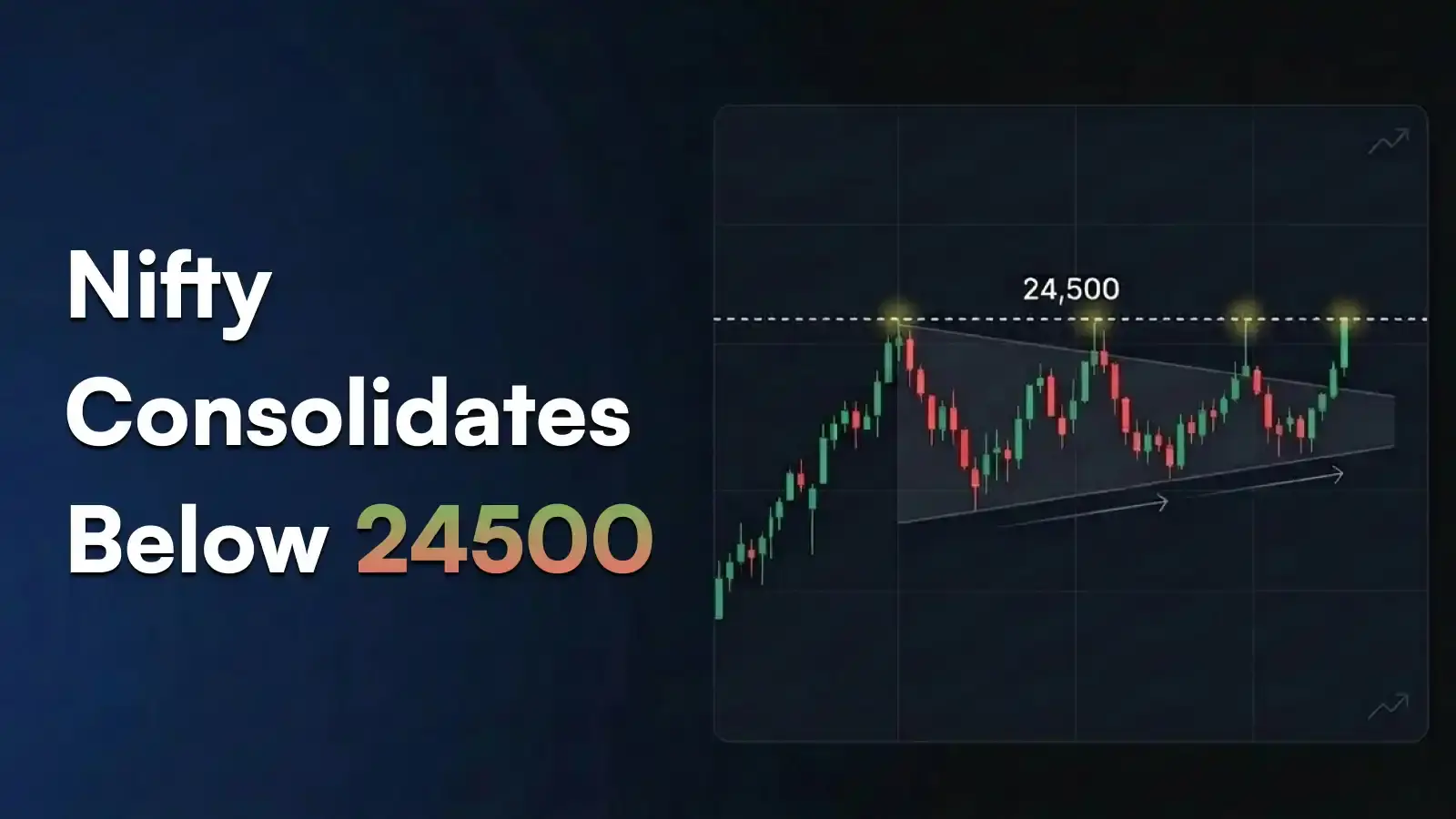 Nifty Consolidates Below 24500