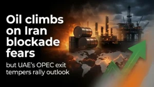Oil Climbs on Iran Blockade Fears, but UAE’s OPEC Exit Tempers Rally Outlook 