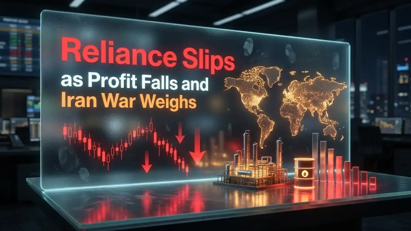 Reliance Slips as Profit Falls and Iran War Weighs