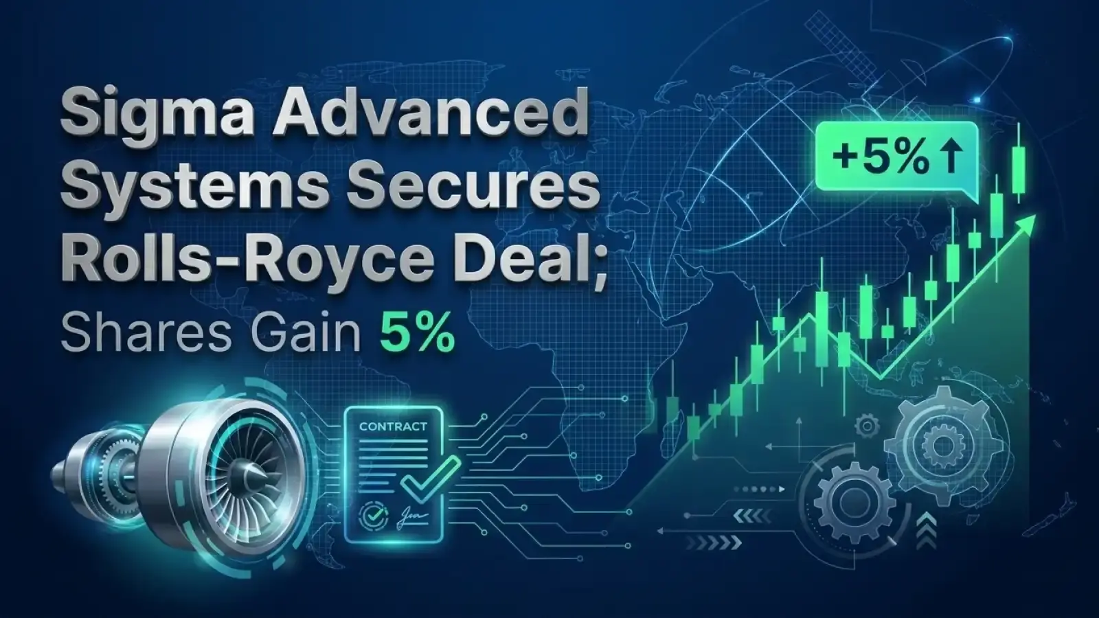 Sigma Advanced Systems Secures Rolls-Royce Deal; Shares Gain 5% 
